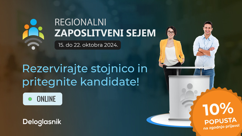 Regionalni zaposlitveni sejem: Zgodnje prijave do 2. septembra!