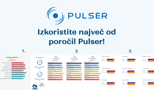 Raziskava zadovoljstva zaposlenih: Kaj vam prinesejo poročila Pulser?